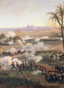 Battle of the Pyramids, 21st July 1798 (detail)
